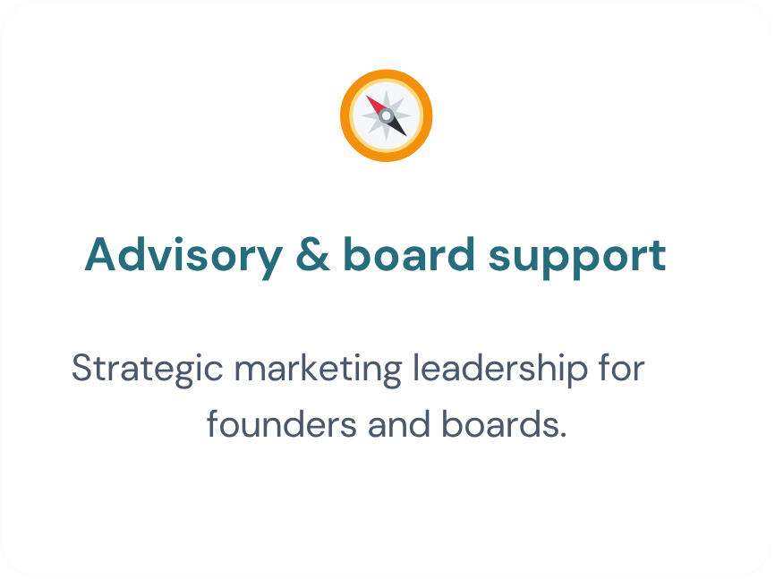 Services I offer - Shivani Chetty Fractional CMO Image shows Services i offer. Service 2. GTM strategy & execution. End-to-end go-to-market plans tailored for your stage, market, and growth goals. From ICP to launch.