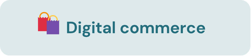 Image shows the industry i specialize in 4. Digital commerce